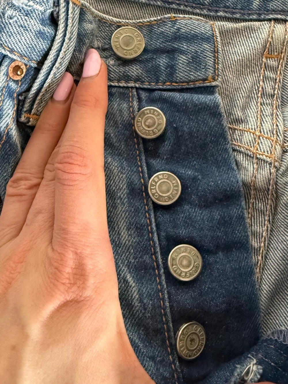 REVOLVE GRLFRIEND Denim  Size 24 100% cotton straight jeans - Picture 6 of 6